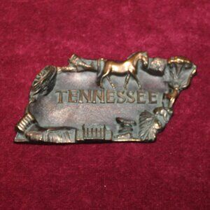 Vintage Metal Tennessee Tray